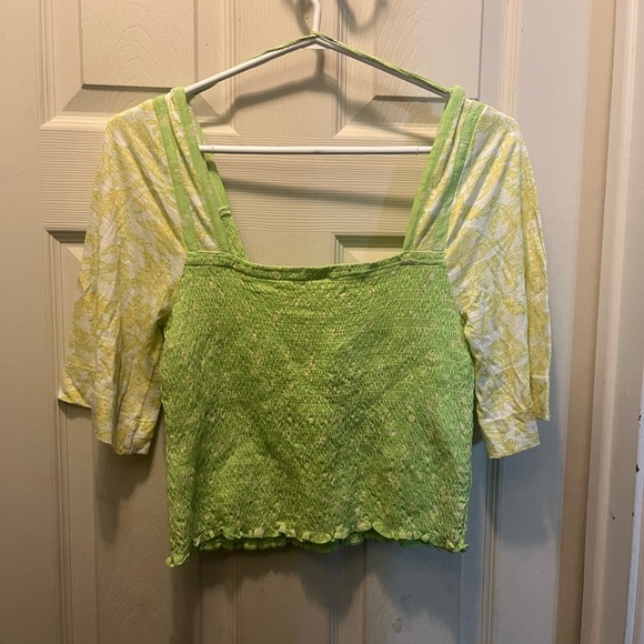 Free people Women's Blue Marigold Smocked Top
Medium - Picture 7 of 8